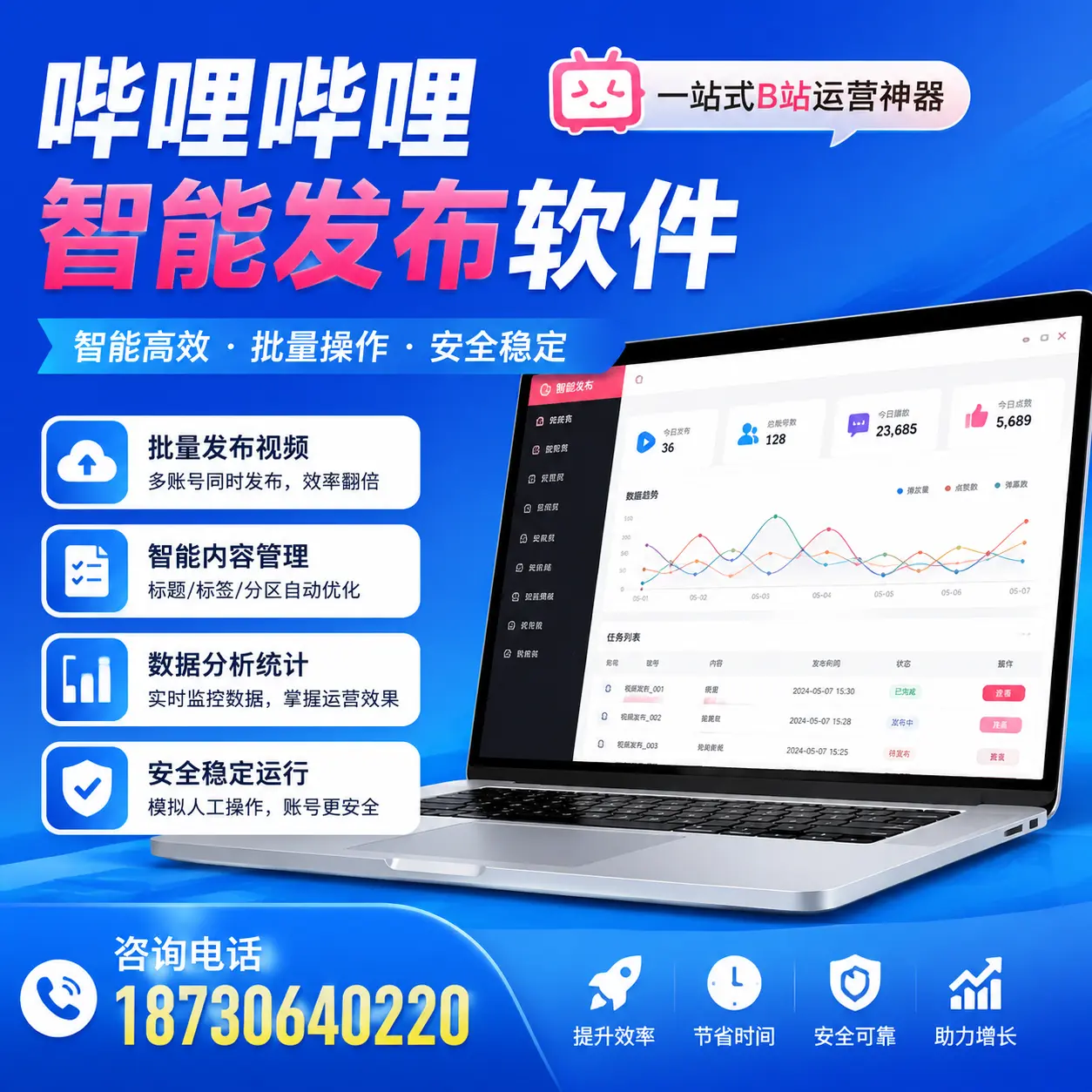 如何通过哔哩哔哩智能发布软件提升 唐山 企业曝光率